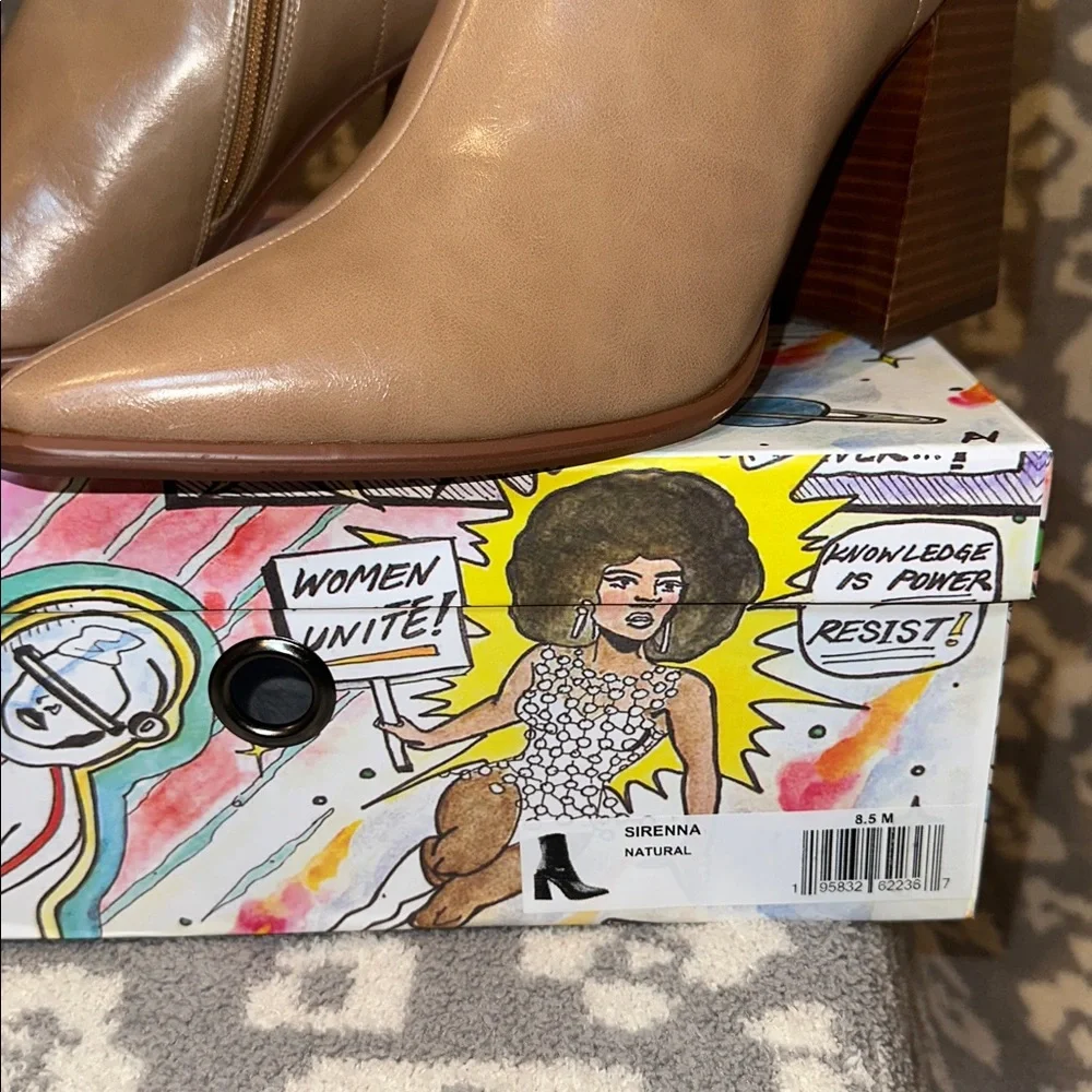 Jeffrey Campbell Sirenna Booties 👢👢 in Natural 😍😍  New & Never Worn 😍😍 - Picture 12 of 17